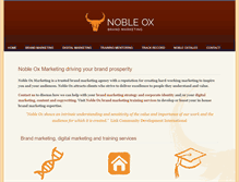 Tablet Screenshot of noble-ox.com